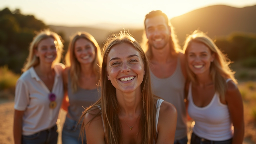 Adults enjoying outdoor creative activities together in Portuguese countryside