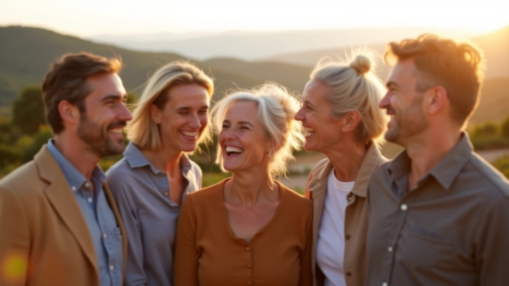 Group of adults enjoying outdoor activities in Portugal's countryside with rolling hills and coastal views