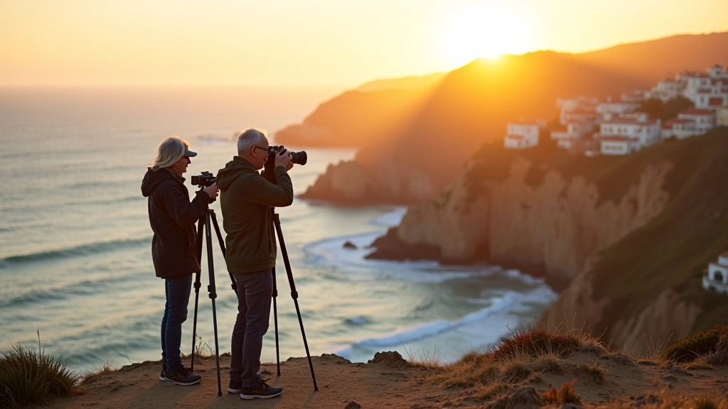 Photography walk along coastal cliffs